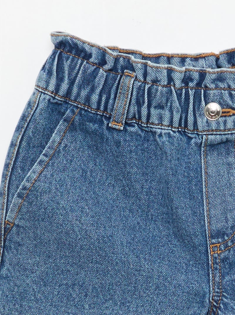 Short in denim paper bag Blu - Kiabi