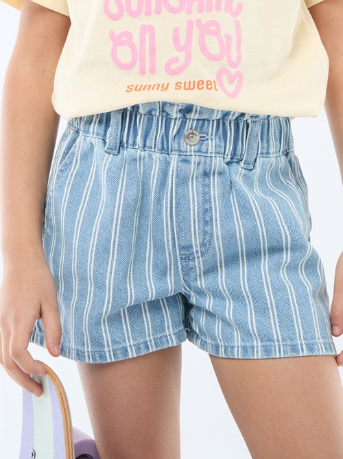 Short in denim paper bag - Kiabi