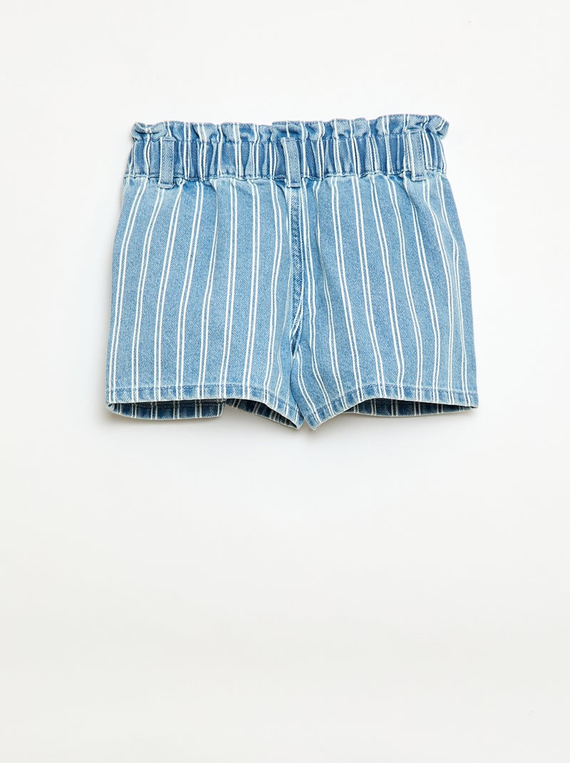 Short in denim paper bag Blu - Kiabi