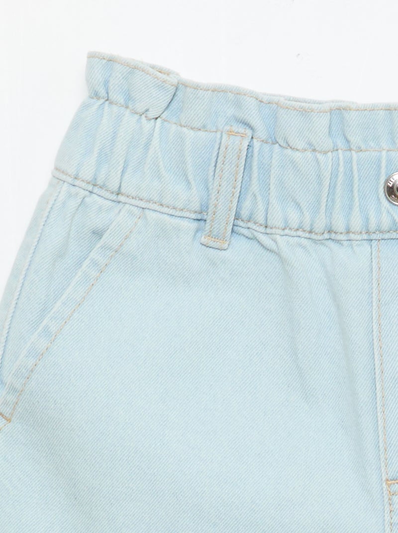 Short in denim paper bag Blu - Kiabi
