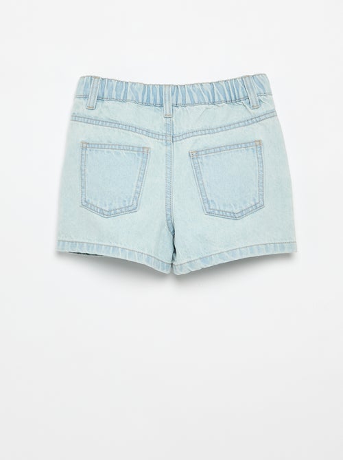 Short in denim ricamato - Kiabi