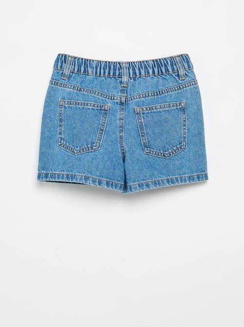 Short in denim ricamato - Kiabi