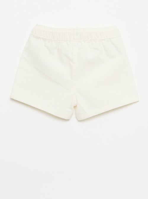 Short in denim tinta unita - Kiabi