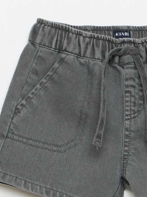 Short in denim tinta unita - Kiabi