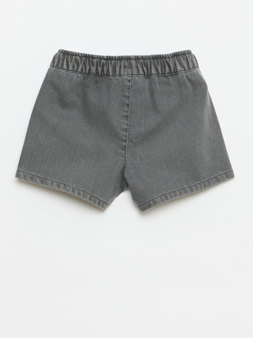 Short in denim tinta unita - Kiabi