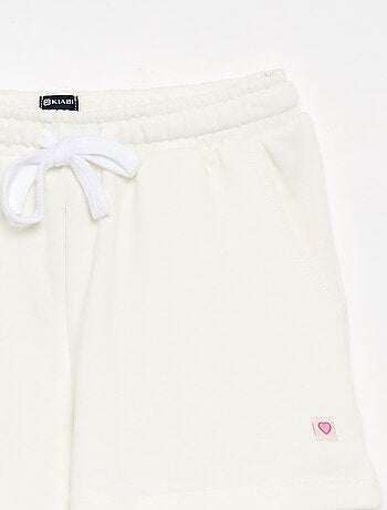 Short in felpa con tasche