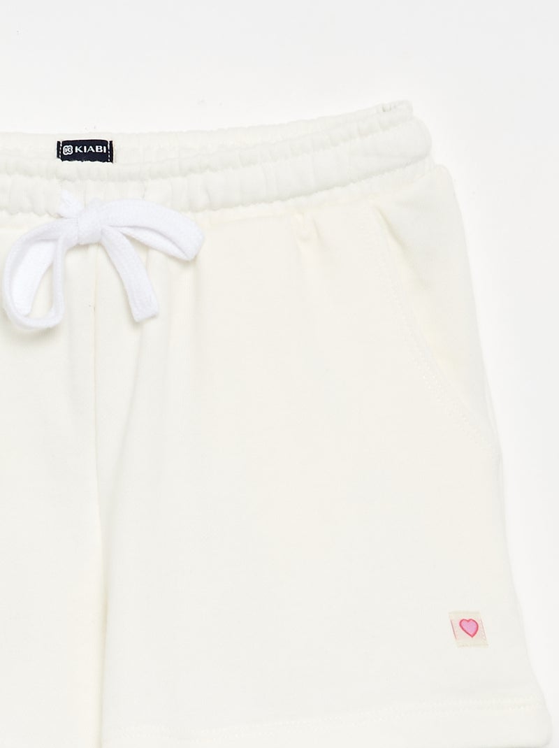 Short in felpa con tasche Rosa - Kiabi