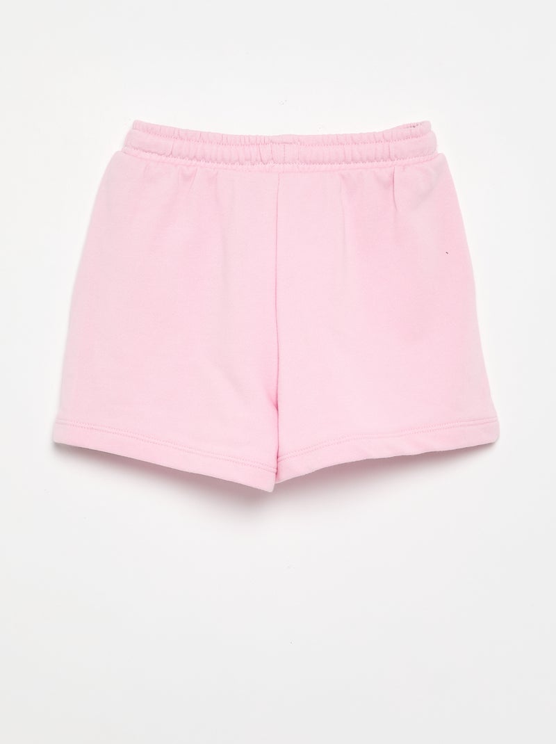 Short in felpa con tasche Rosa - Kiabi