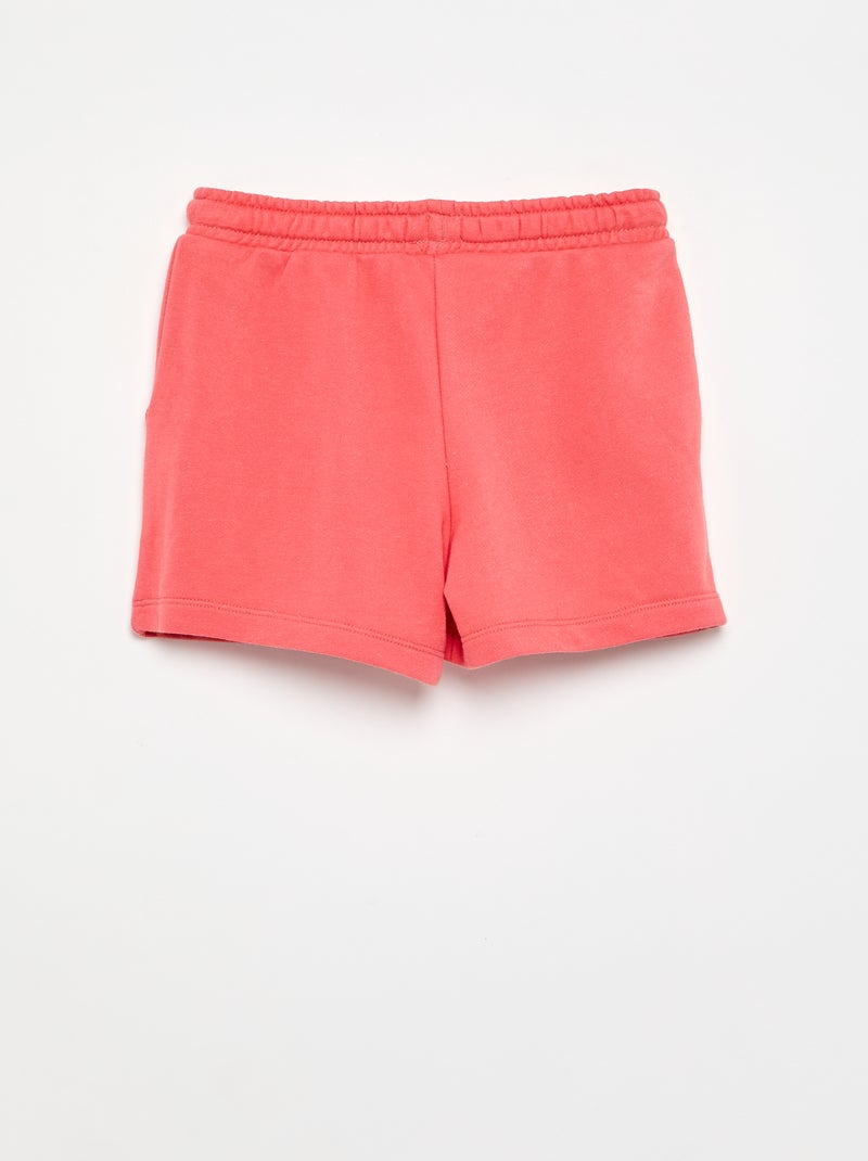 Short in felpa con tasche Rosa - Kiabi