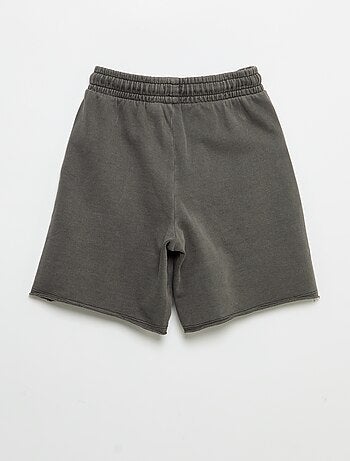 Short in felpa leggera stampata