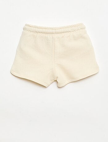 Short in felpa leggera tinta unita