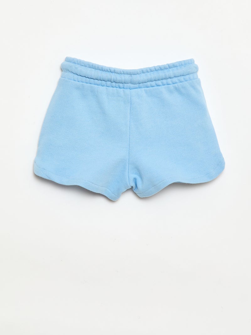 Short in felpa leggera tinta unita Blu - Kiabi