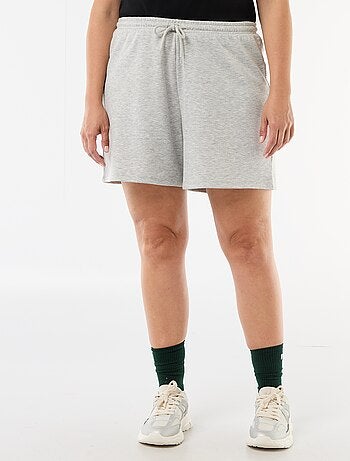 Short in felpa leggera tinta unita