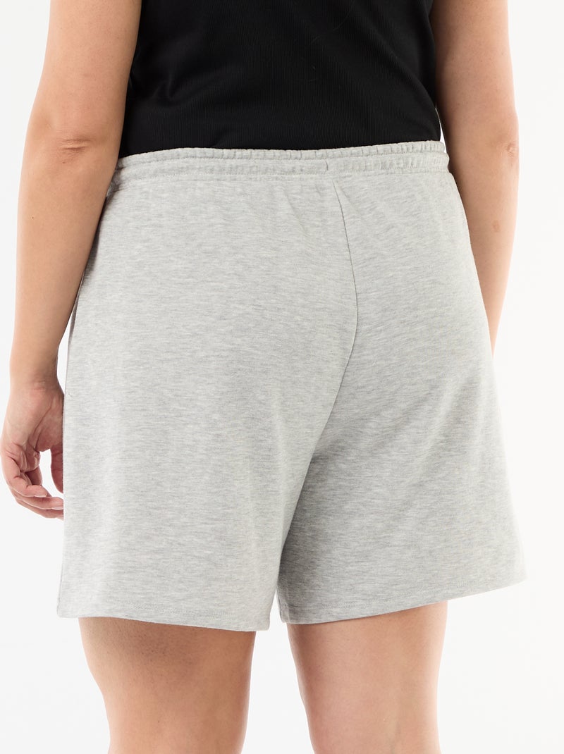 Short in felpa leggera tinta unita Grigio - Kiabi