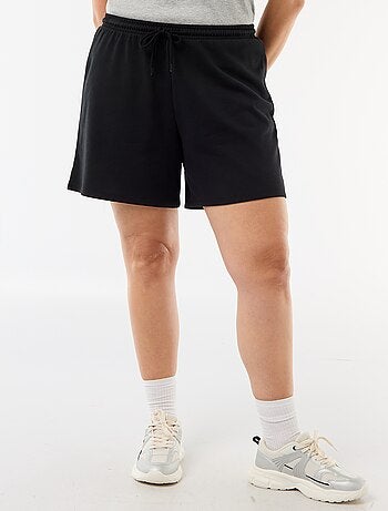 Short in felpa leggera tinta unita