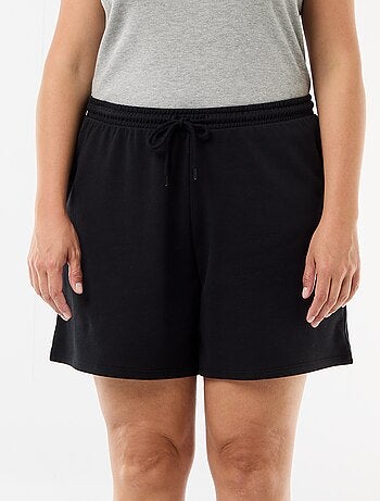Short in felpa leggera tinta unita