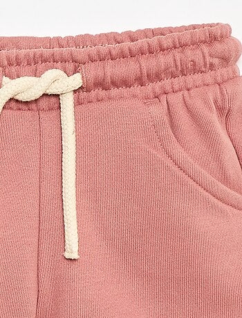Short in felpa leggera tinta unita