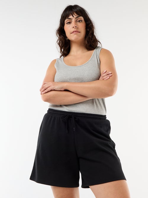 Short in felpa leggero tinta unita - Kiabi