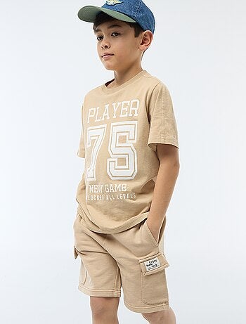 Short in felpa multitasche