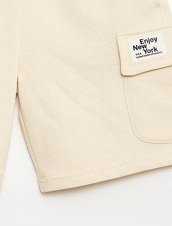 Short in felpa multitasche