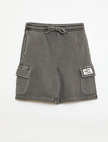 Short in felpa multitasche