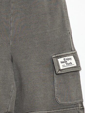 Short in felpa multitasche