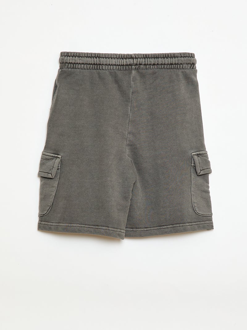 Short in felpa multitasche Grigio - Kiabi