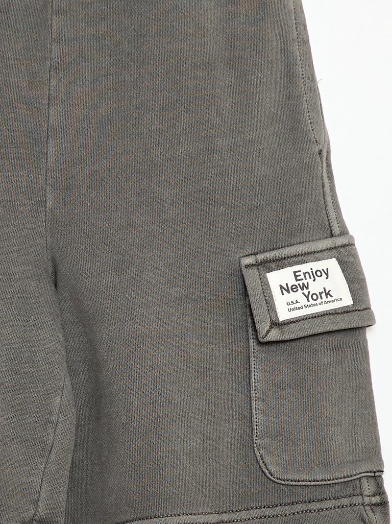 Short in felpa multitasche Grigio - Kiabi