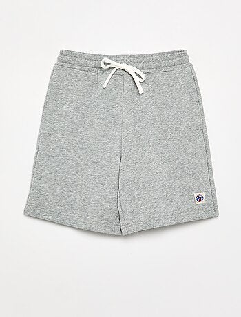 Short in felpa non garzata a tinta unita