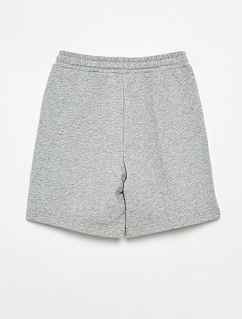Short in felpa non garzata a tinta unita