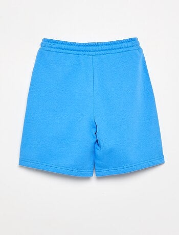 Short in felpa non garzata a tinta unita