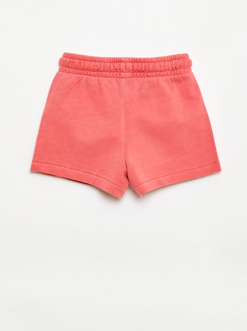 Short in felpa non garzata Arancione - Kiabi