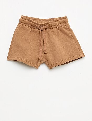 Short in felpa non garzata