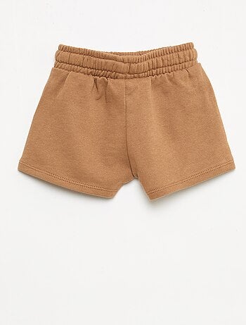 Short in felpa non garzata