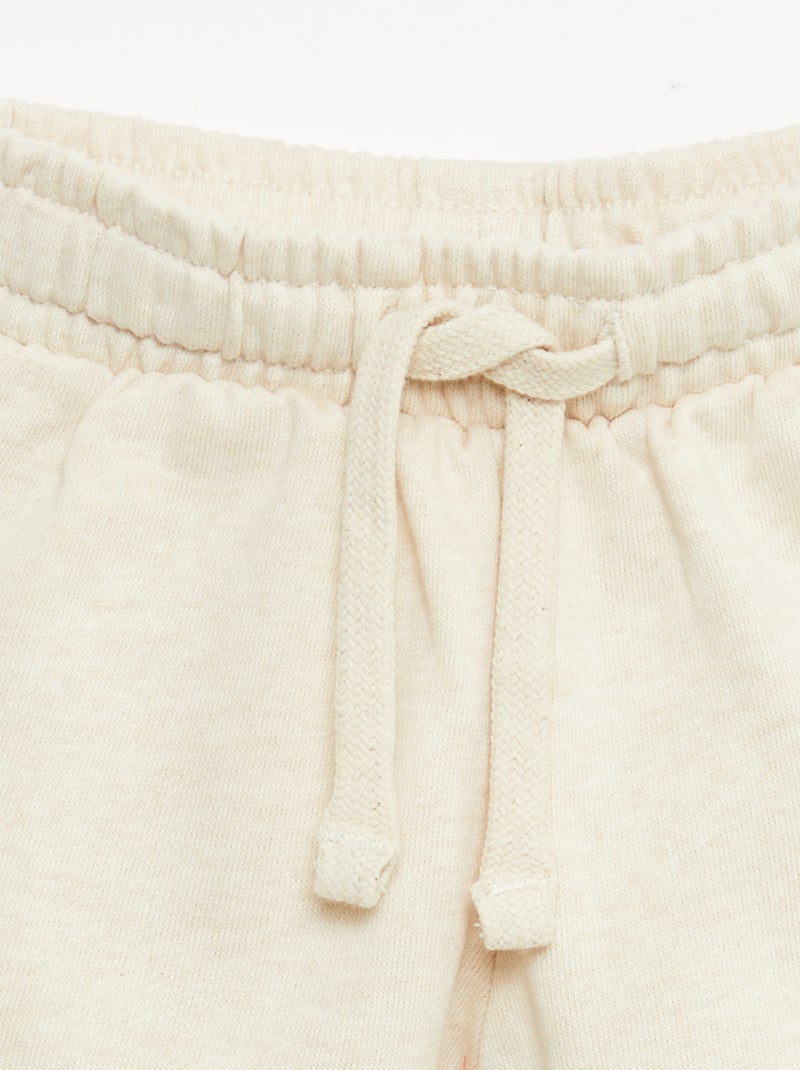 Short in felpa non garzata Beige - Kiabi