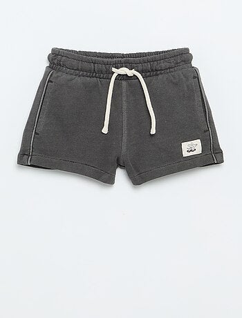 Short in felpa non garzata