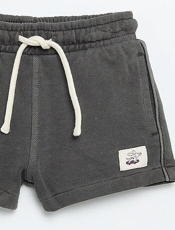 Short in felpa non garzata