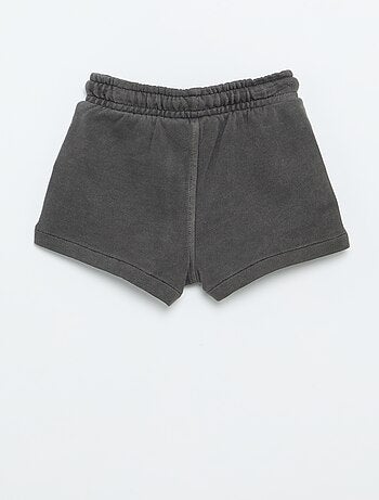 Short in felpa non garzata