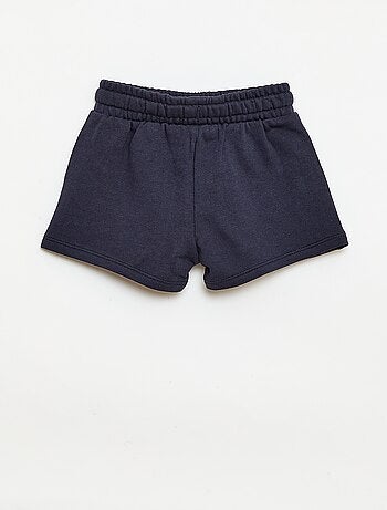 Short in felpa non garzata