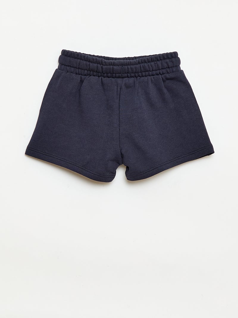 Short in felpa non garzata Blu - Kiabi