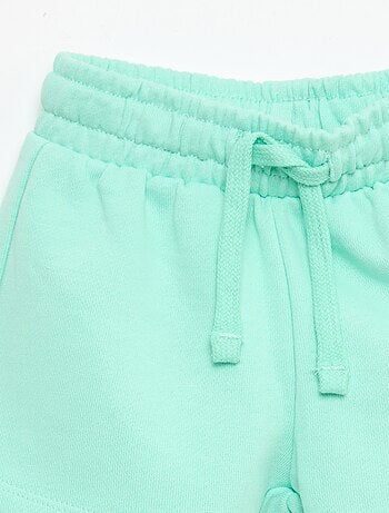 Short in felpa non garzata