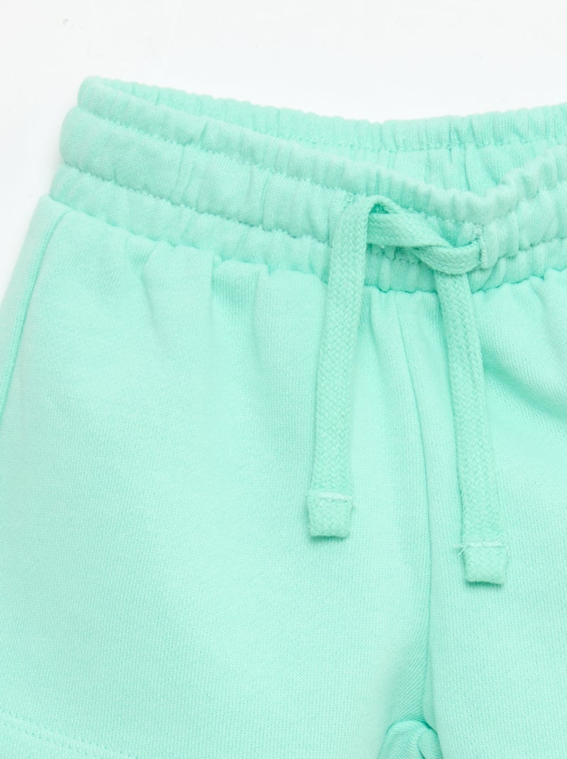 Short in felpa non garzata Verde - Kiabi