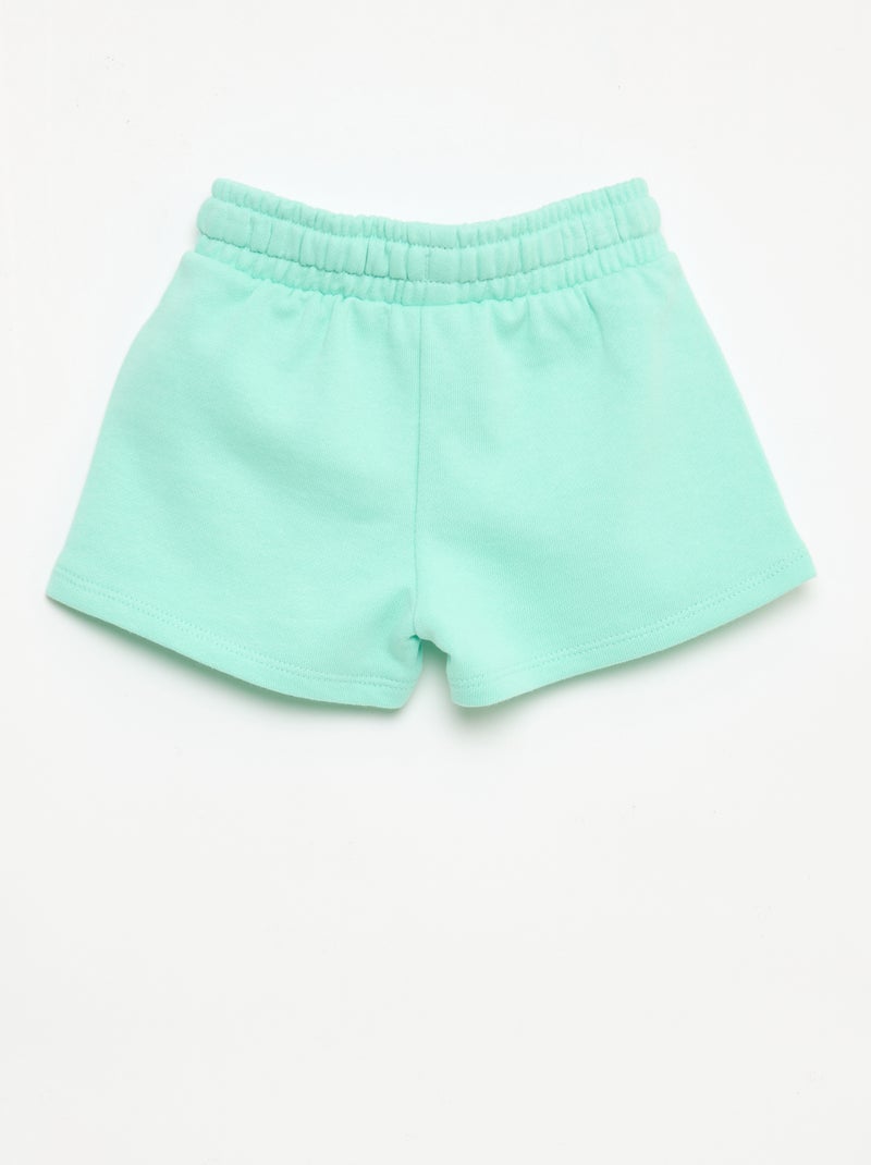 Short in felpa non garzata Verde - Kiabi