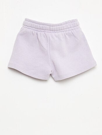 Short in felpa non garzata