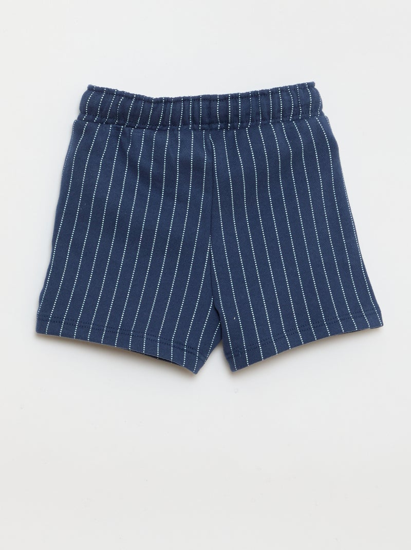 Short in french terry 'Disney' Blu - Kiabi