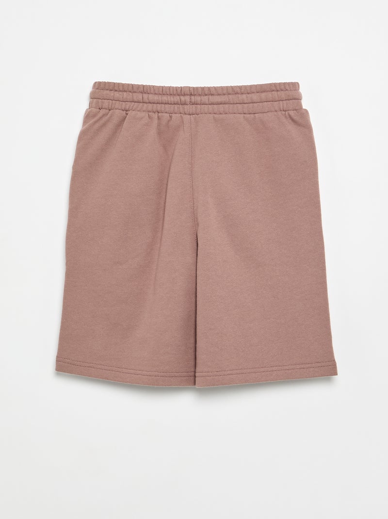 Short in French Terry Marrone - Kiabi