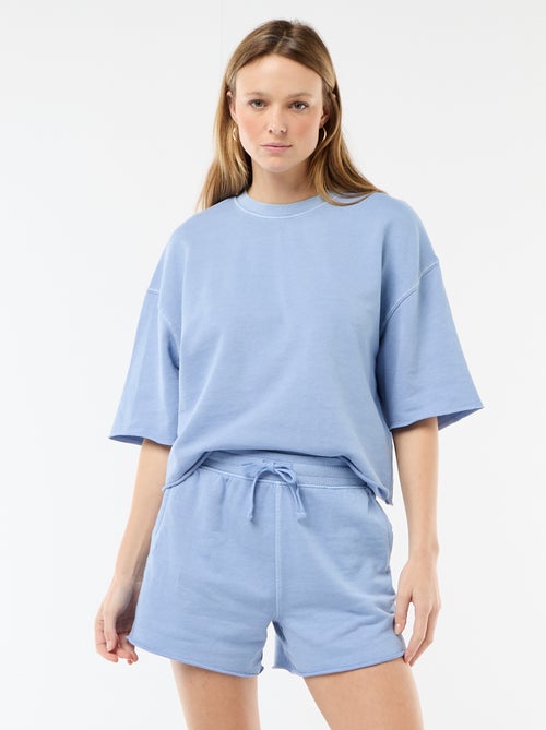 Short in French Terry tinta unita - Kiabi