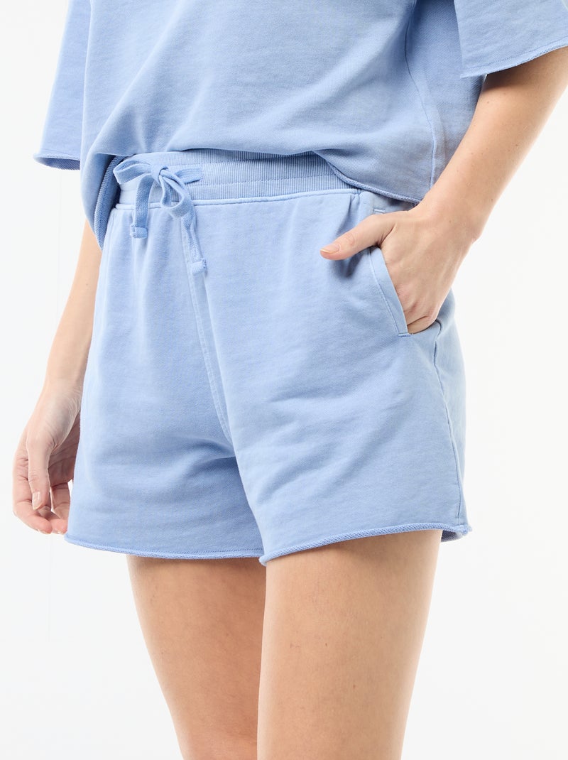 Short in French Terry tinta unita Blu - Kiabi