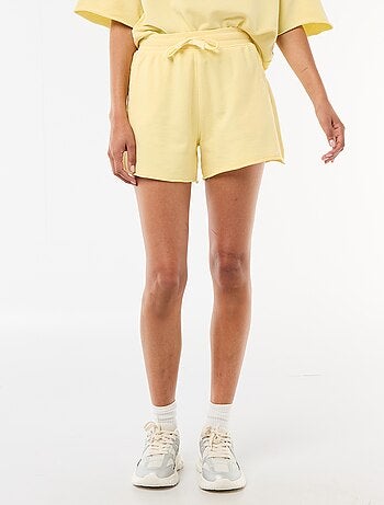 Short in French Terry tinta unita