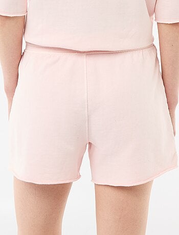 Short in French Terry tinta unita